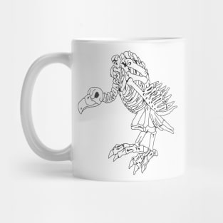 Volture skeleton Mug